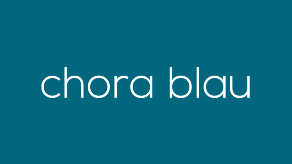 chora blau Visualisierung + Grafik