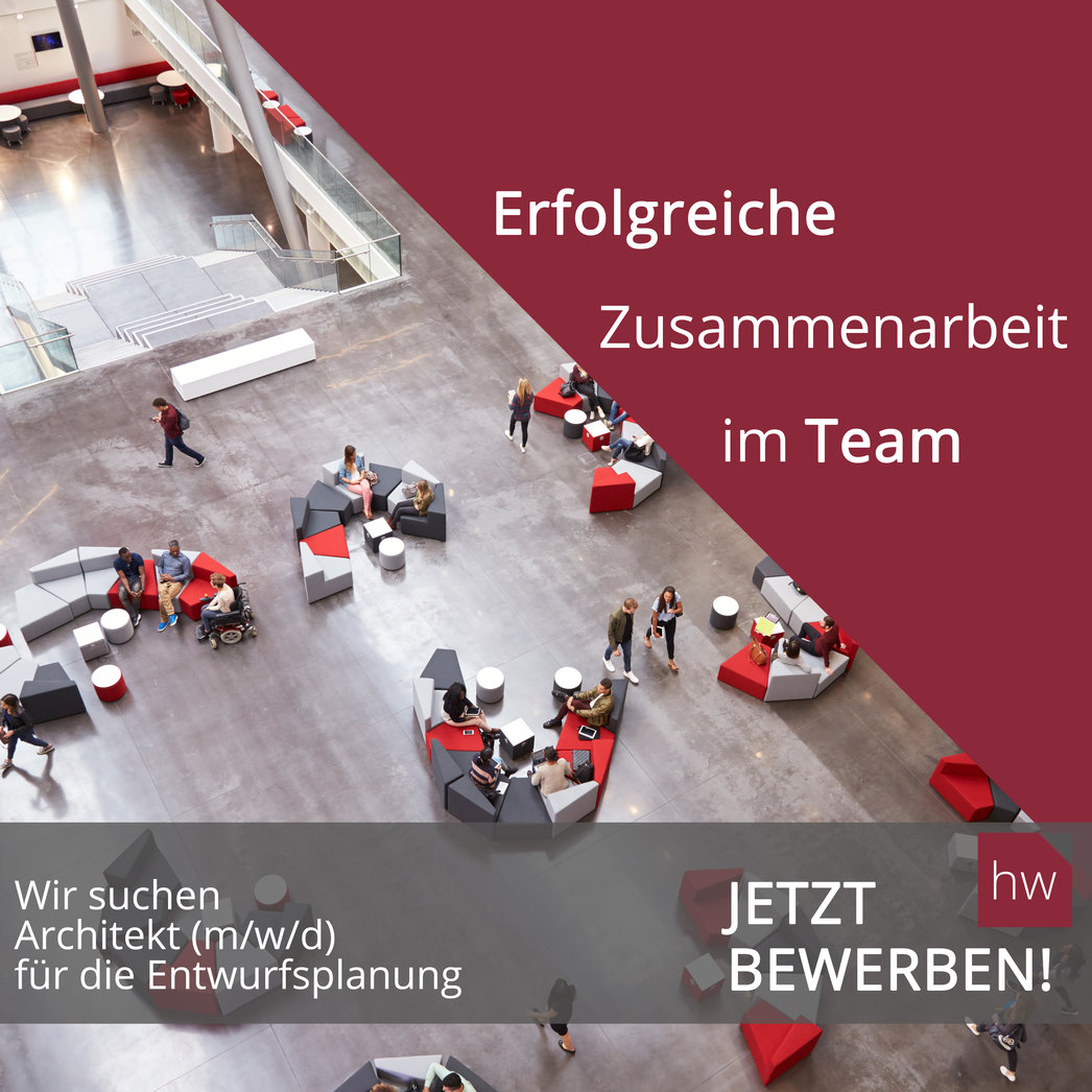 Architekt (m/w/d) für die Entwurfsplanung Architekt (m/w/d) für die Entwurfsplanung