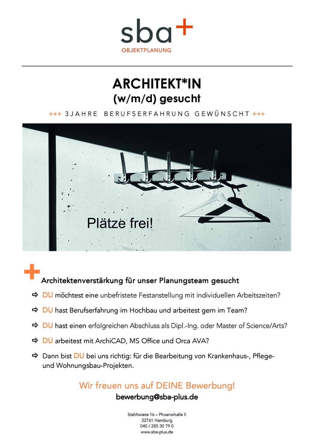 ARCHITEKT*IN (w/m/d) gesucht