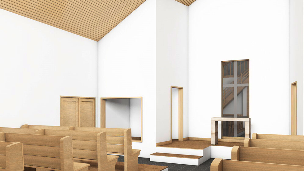 Sakrale Architektur, hier die Sanierung einer Friedhofskapelle