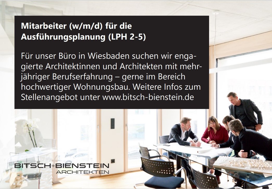 Erfahrene Mitarbeiter (w/m/d) für die Ausführungsplanung gesucht Erfahrene Mitarbeiter (w/m/d) für die Ausführungsplanung gesucht