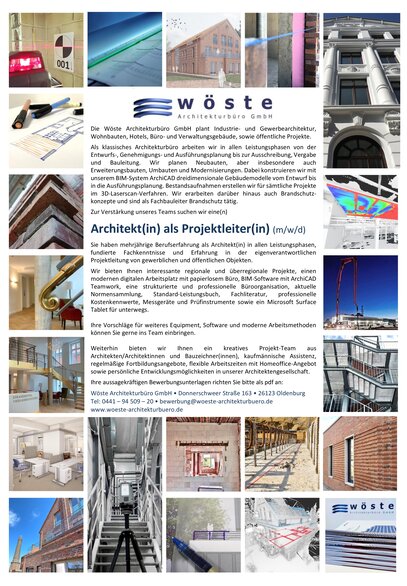 Architekt(in) als Projektleiter(in) 