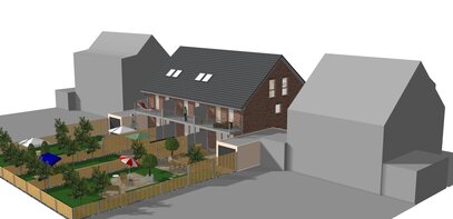 3D-CAD und Aussen-Visualisierungen im Wohnungsbau 3D-CAD und Aussen-Visualisierungen im Wohnungsbau