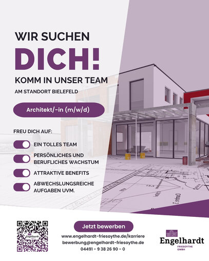 Architekt/-in (m/w/d) in Vollzeit gesucht